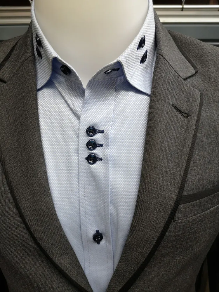Customer in a custom suit at My Suit Bangkok, Platinum Fashion Mall