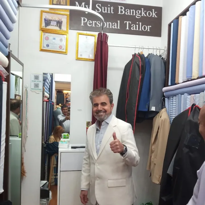 Suit fabrics at My Suit Bangkok, Platinum Fashion Mall